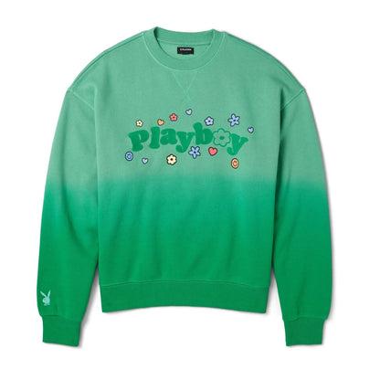 Playboy Women's Camp Crew Neck Sweatshirt