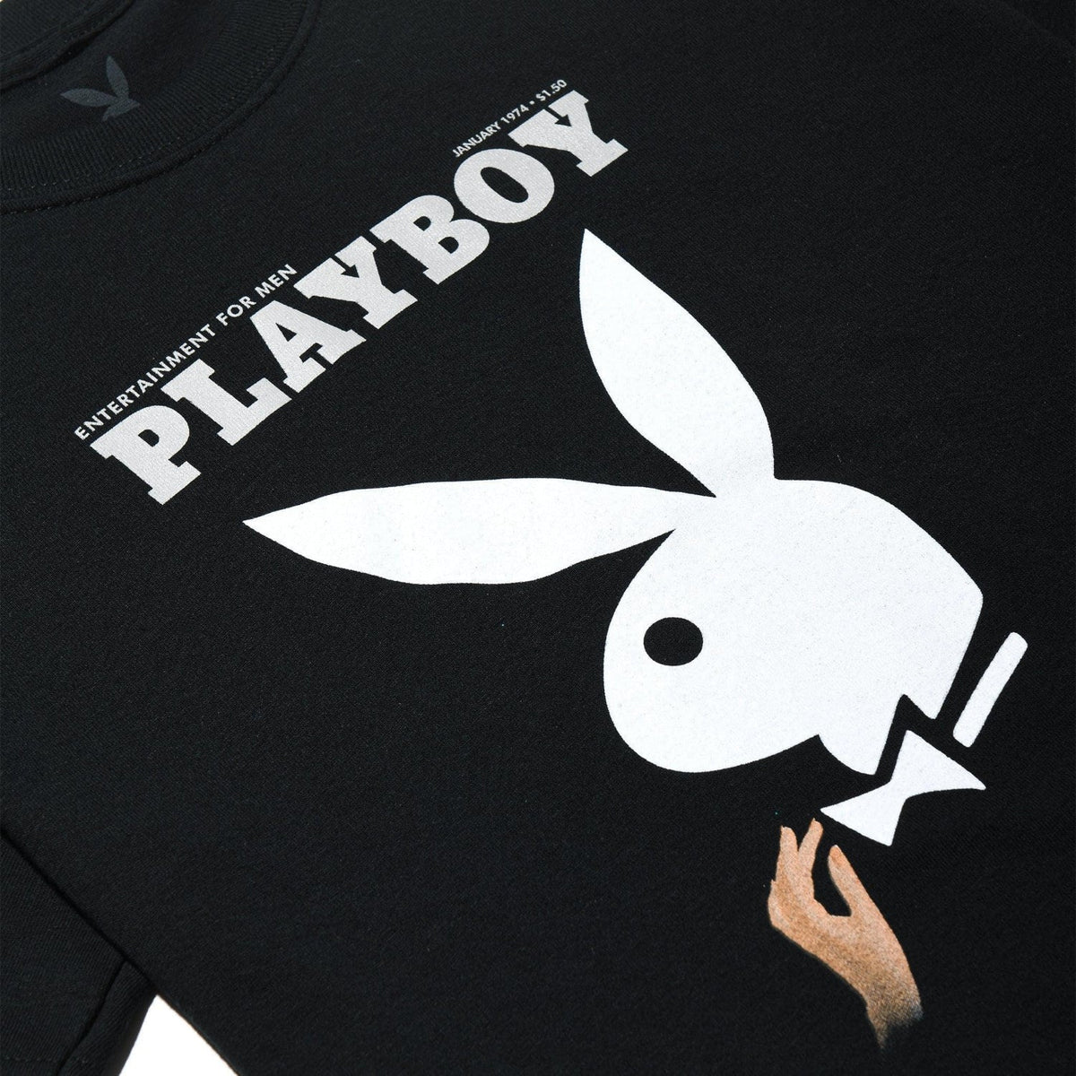 Playboy Women's Cropped January 1974 Cover T-Shirt