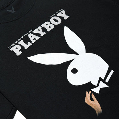 Playboy Women's Cropped January 1974 Cover T-Shirt