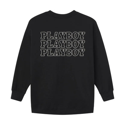 Playboy Women's Masthead Crewneck Sweatshirt