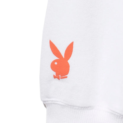 Playboy Women's Playboy Club Rainbow Crewneck - Bright White