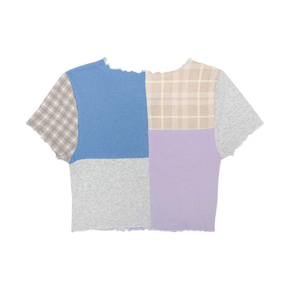 Playboy Women's Splice Baby Tee - Multi