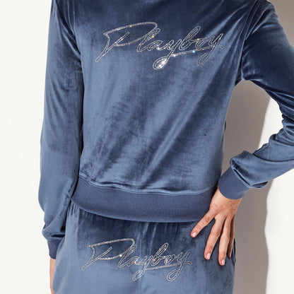 Playboy Women's Velour Jacket