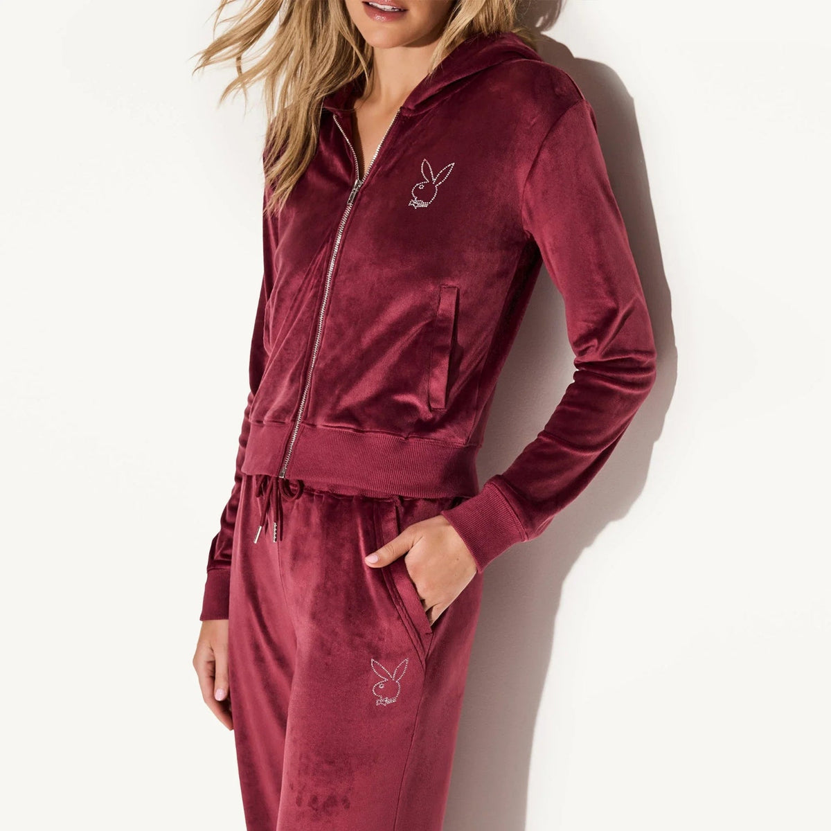 Playboy Women's Velour Jacket